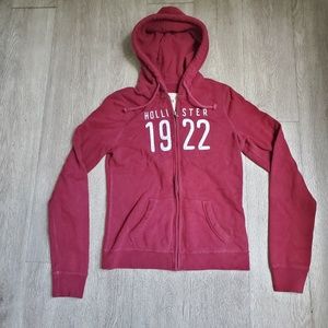 Hollister Zip Up Hoodie Sweatshirt